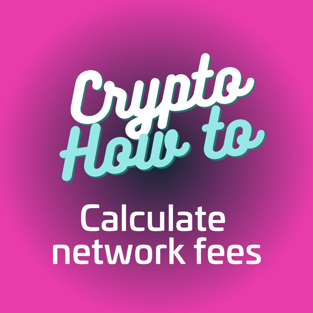 crypto token network fees